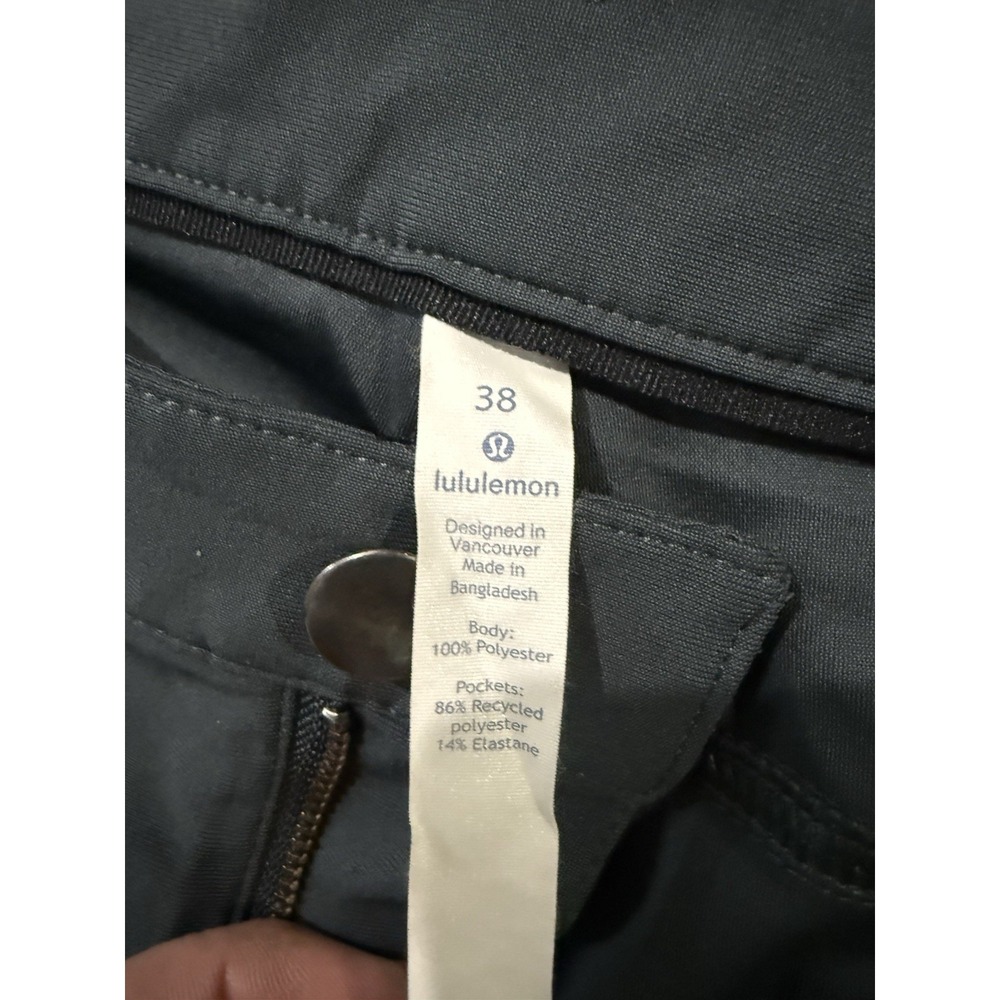 Lululemon Pants Mens 38 Gray ABC 5 Pocket Stretch Recycled Polyester - Picture 3 of 7
